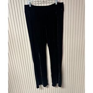 J.McLaughlin Black Velvet High-Waisted Pants Women’s Size L